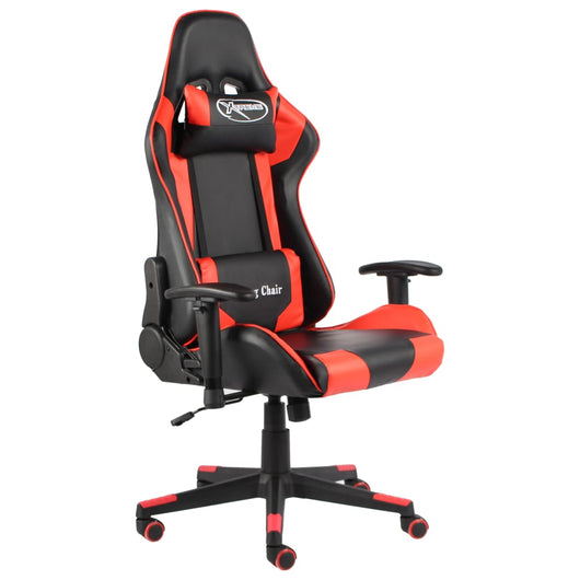 Sedia da Gaming Girevole Rossa in PVC cod mxl 60829