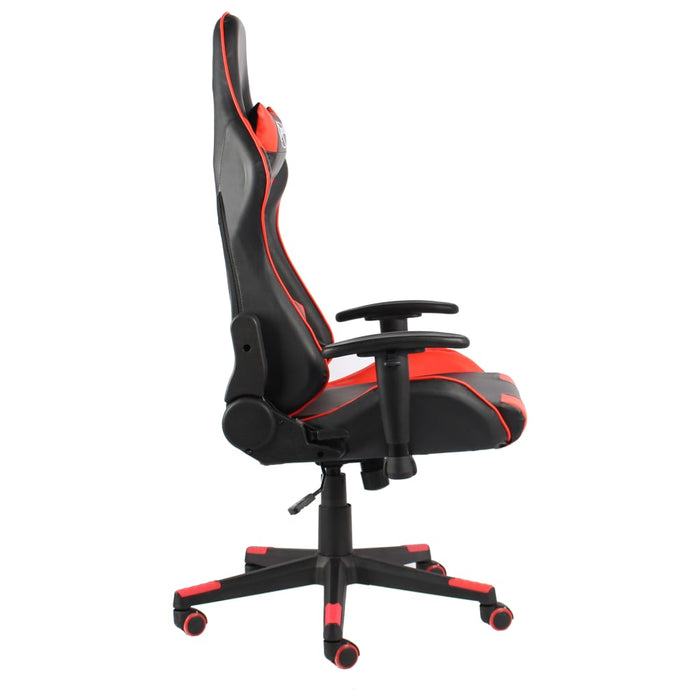 Sedia da Gaming Girevole Rossa in PVC cod 11096