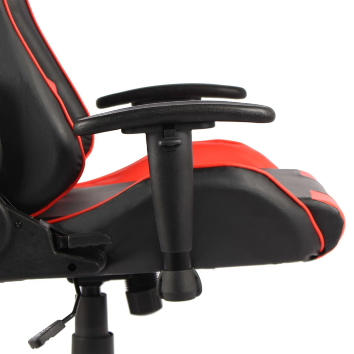 Sedia da Gaming Girevole Rossa in PVC cod 11096