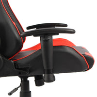 Sedia da Gaming Girevole Rossa in PVC 20491