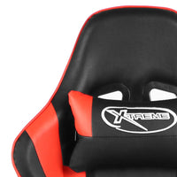 Sedia da Gaming Girevole Rossa in PVC cod mxl 60829