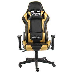 Sedia da Gaming Girevole Oro in PVC