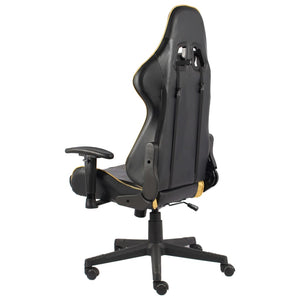 Sedia da Gaming Girevole Oro in PVC