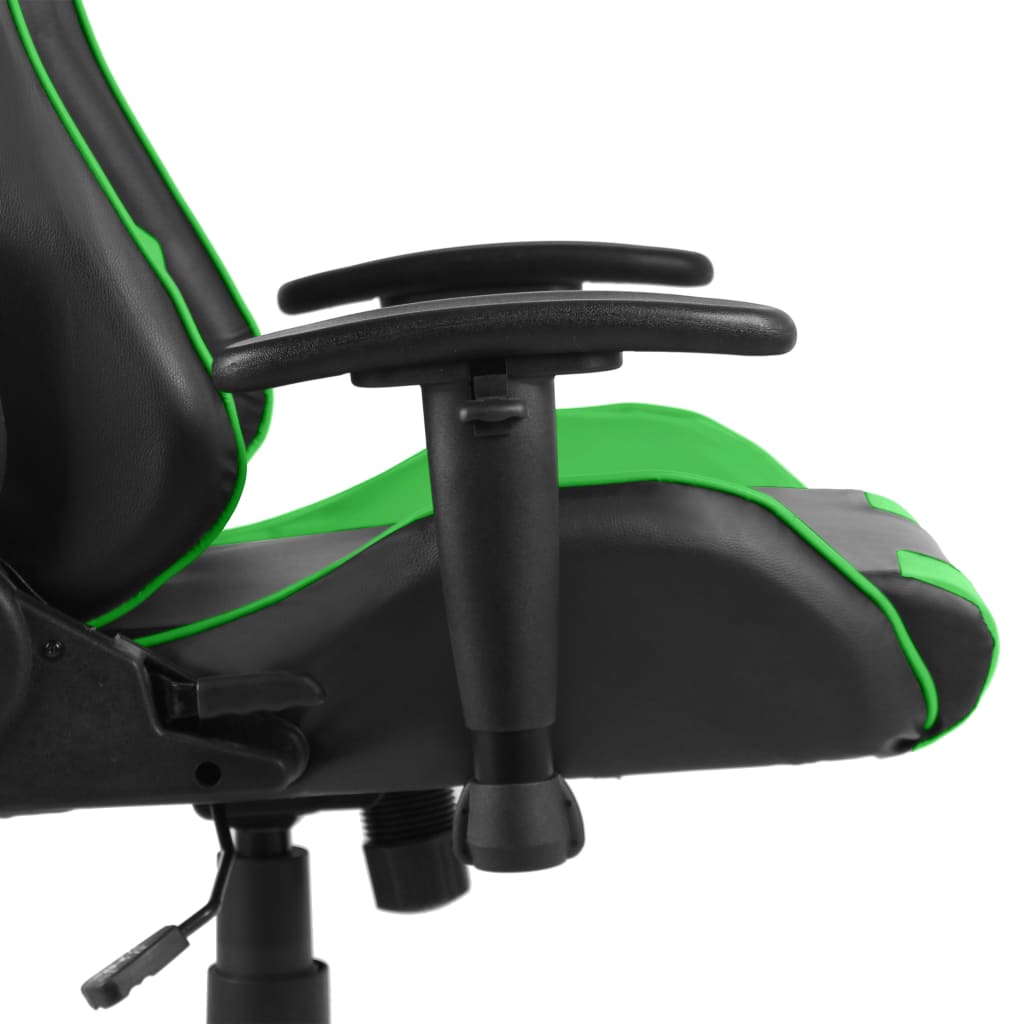 Sedia da Gaming Girevole Verde in PVC cod mxl 60282