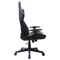 Sedia da Gaming Blu e Nera in Similpelle cod mxl 57884