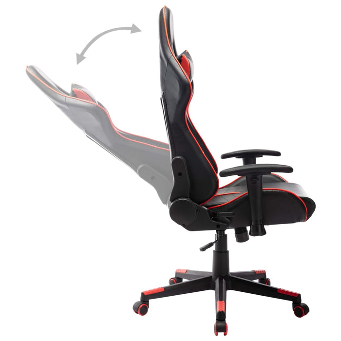 Sedia da Gaming Rossa e Nera in Similpelle cod mxl 62142