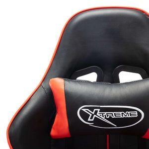 Sedia da Gaming Rossa e Nera in Similpelle cod mxl 62142