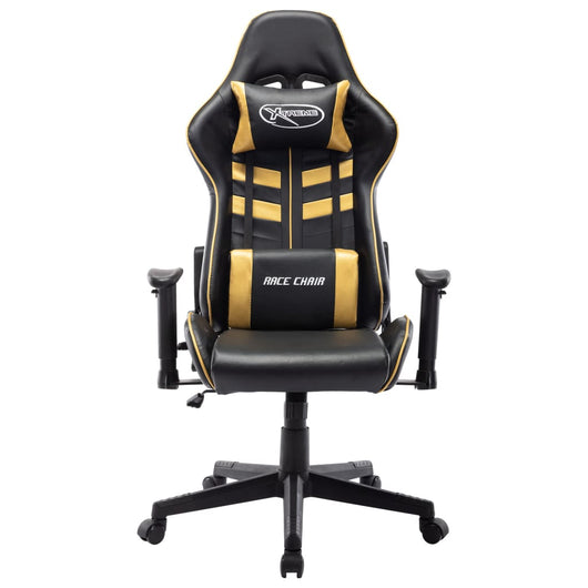 Sedia da Gaming Nera e Oro in Similpelle cod mxl 59953