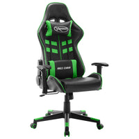 Sedia da Gaming Nera e Verde  in Similpelle cod mxl 56498