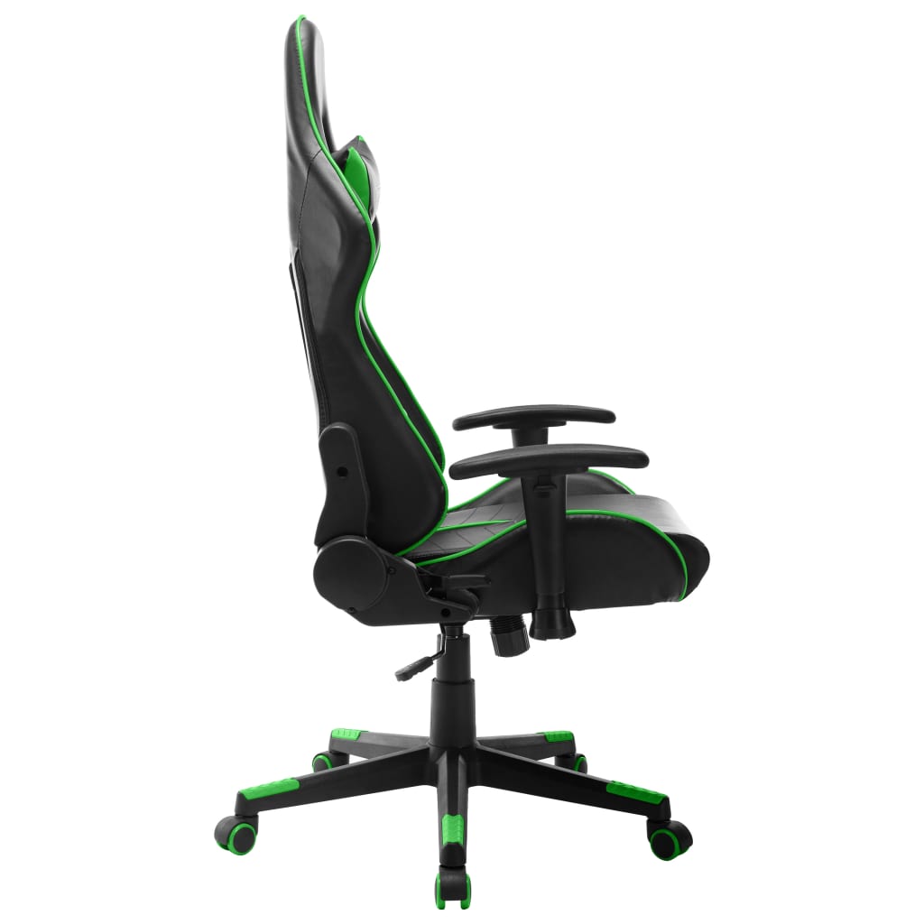 Sedia da Gaming Nera e Verde  in Similpelle cod mxl 56498