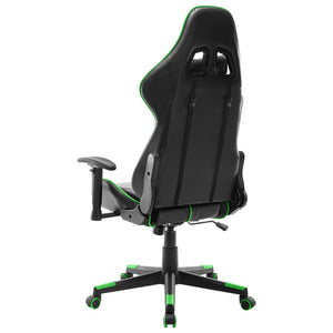 Sedia da Gaming Nera e Verde  in Similpelle cod mxl 56498