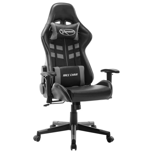 Sedia da Gaming Nera e Grigia in Similpelle cod mxl 58990