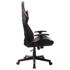 Sedia da Gaming Nera e Rosso Vino in Similpelle cod mxl 59078