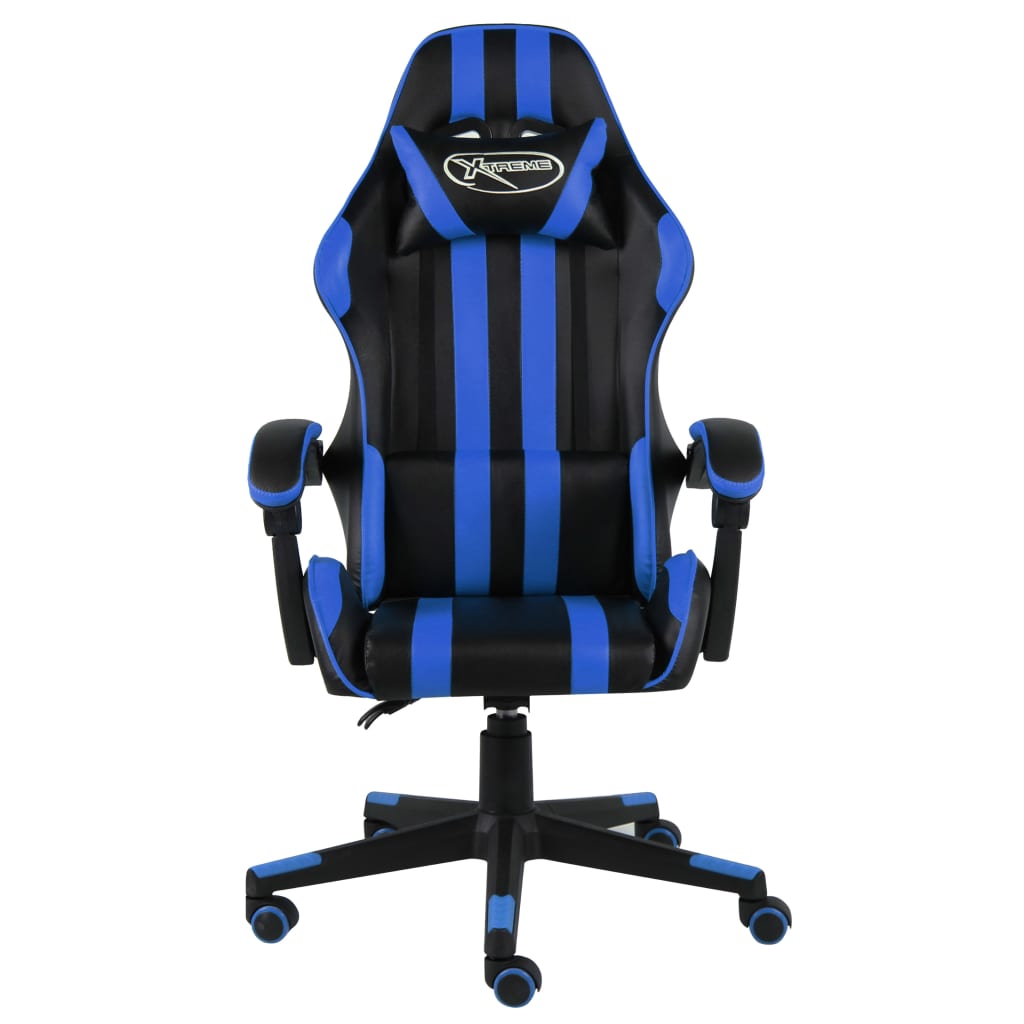 Sedia da Gaming Nero e Blu in Similpelle 20518