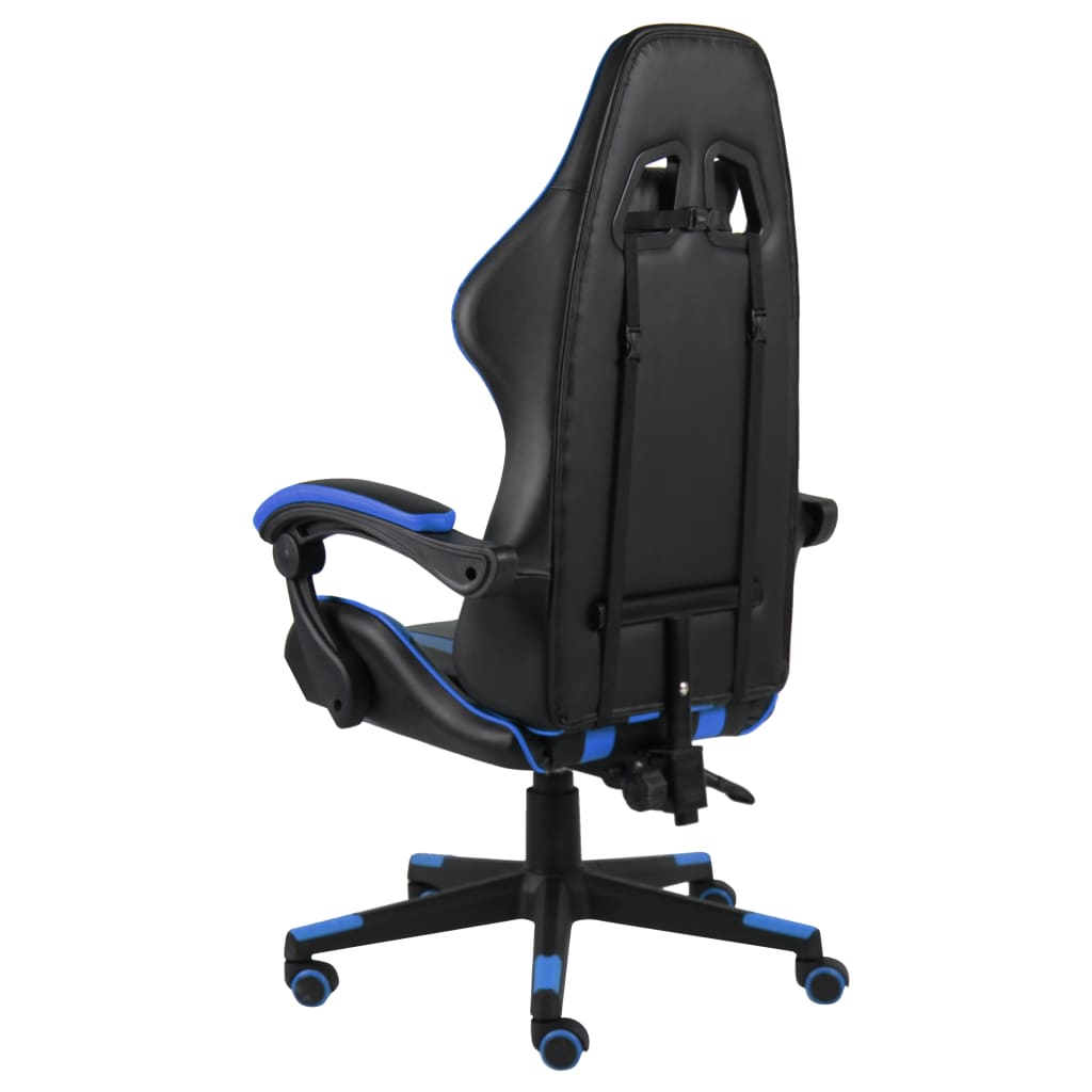 Sedia da Gaming Nero e Blu in Similpelle 20518