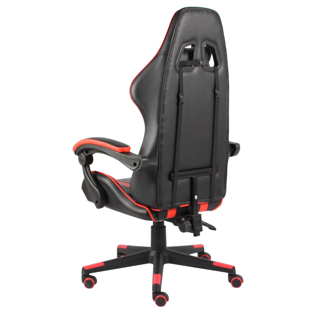 Sedia da Gaming Nero e Rosso in Similpelle 20519