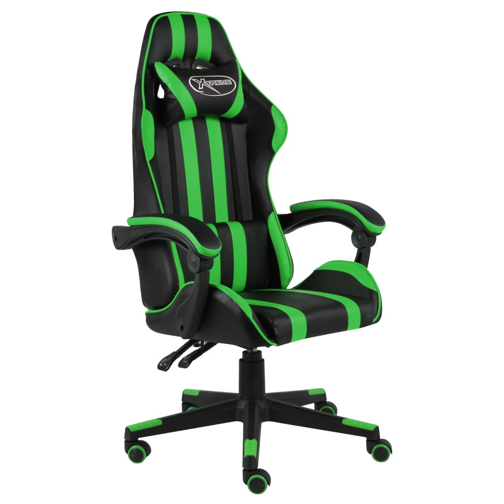 Sedia da Gaming Nero e Verde in Similpelle cod mxl 5730