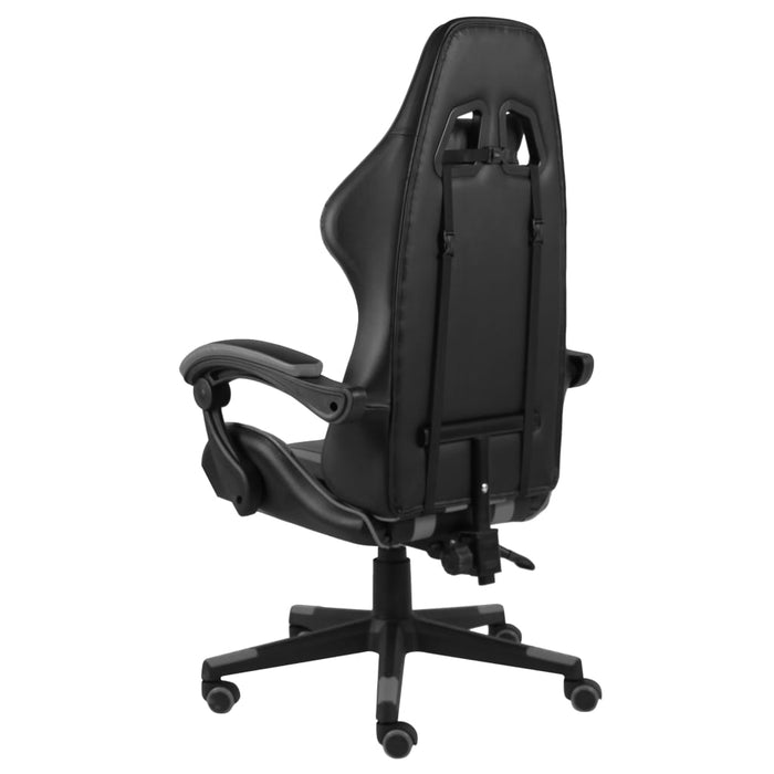 Sedia da Gaming Nero e Grigio in Similpelle cod mxl 5724