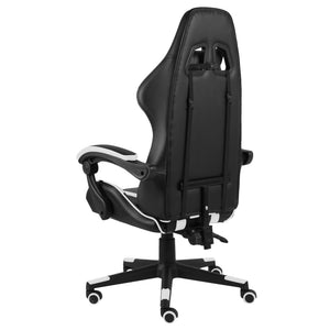 Sedia da Gaming Nero e Bianco in Similpelle cod mxl 5727