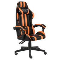 Sedia da Gaming Nero e Arancione in Similpelle 20524