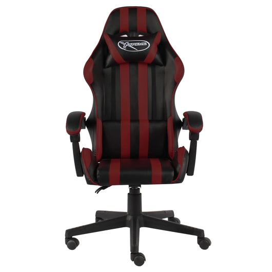 Sedia da Gaming Nero e Rosso Vino in Similpelle cod mxl 5725