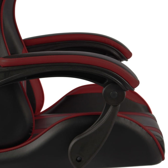 Sedia da Gaming Nero e Rosso Vino in Similpelle cod mxl 5725