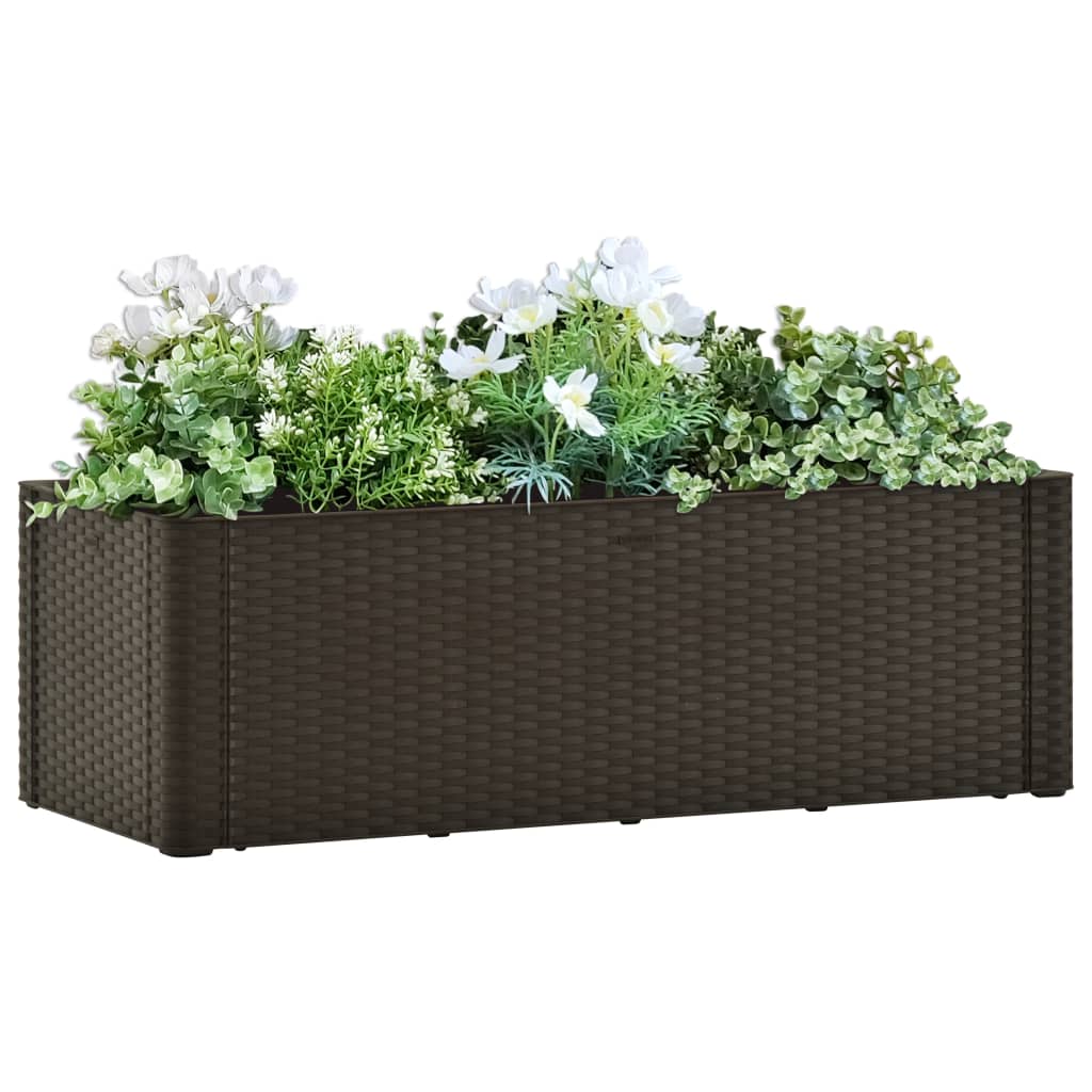 Letto Rialzato da Giardino con Irrigazione Moca 100x43x33 cm cod mxl 66866