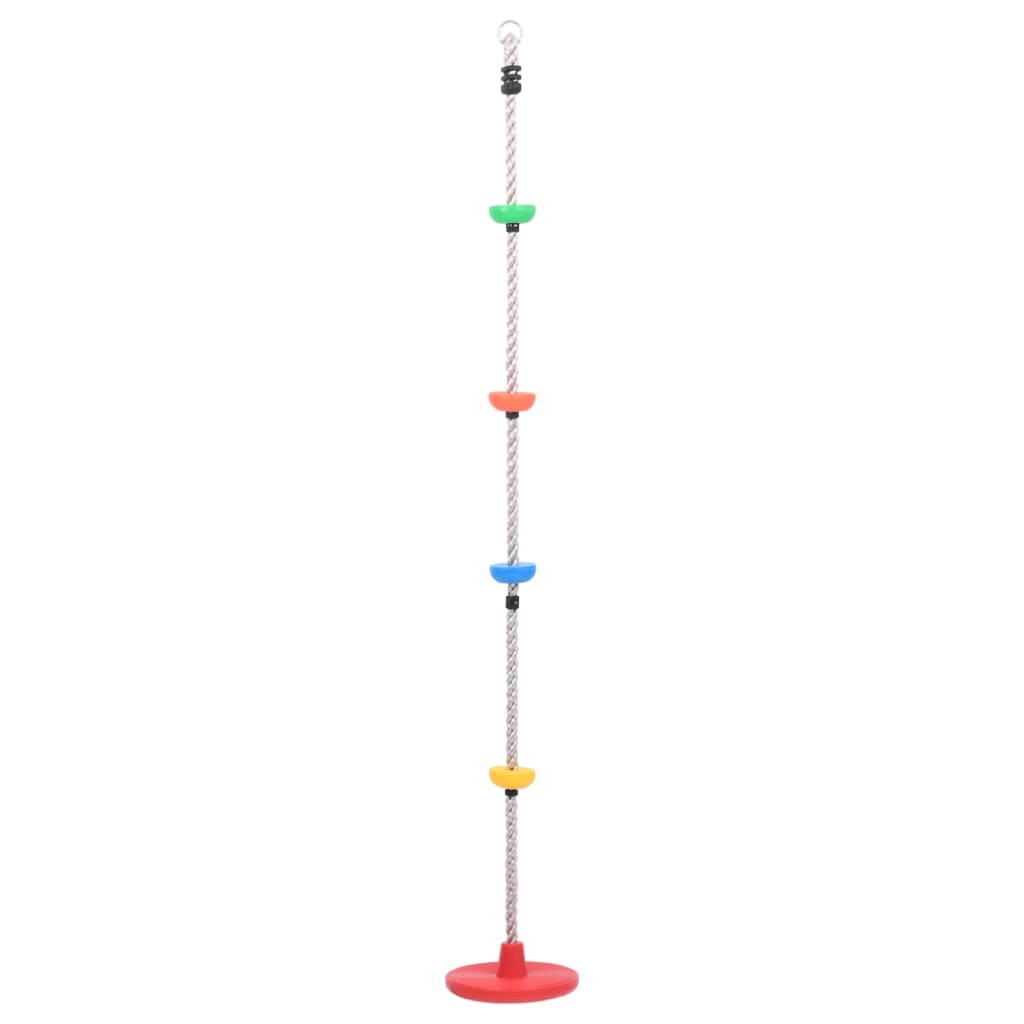 Fune da Arrampicata Oscillante con Piattaforme e Disco 200 cm 93152