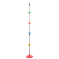 Fune da Arrampicata Oscillante con Piattaforme e Disco 200 cm 93152