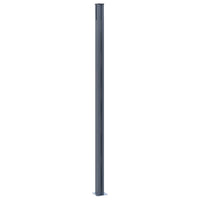 Pali di Recinzione 2 pz Grigio Scuro 185 cm in Alluminio cod mxl 66452