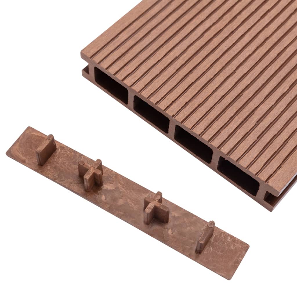 Tappi per Decking 10 pz in Plastica Marrone 149002