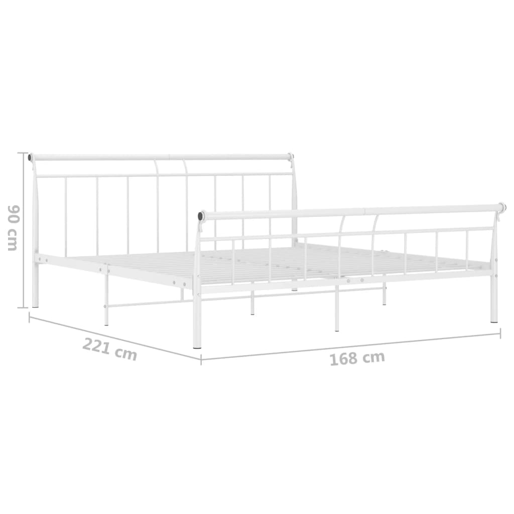 Giroletto Bianco in Metallo 160x200 cm cod mxl 54986