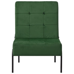 Poltrona Relax 65x79x87 cm Verde Scuro in Velluto cod mxl 57255