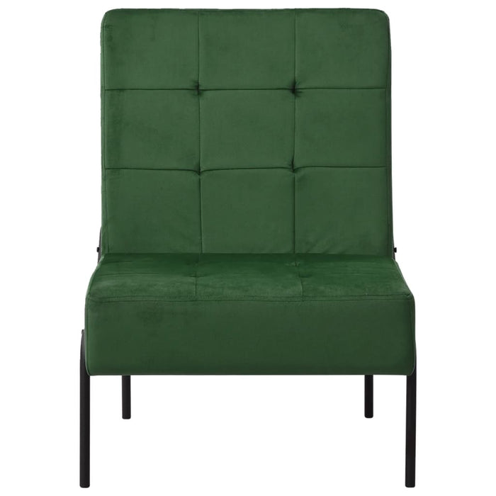 Poltrona Relax 65x79x87 cm Verde Scuro in Velluto cod mxl 57255