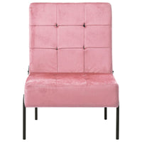 Poltrona Relax 65x79x87 cm Rosa in Velluto cod mxl 62849