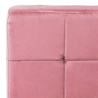 Poltrona Relax 65x79x87 cm Rosa in Velluto cod mxl 62849