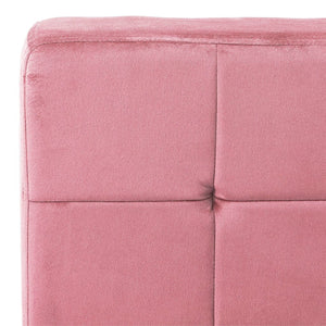 Poltrona Relax 65x79x87 cm Rosa in Velluto cod mxl 62849