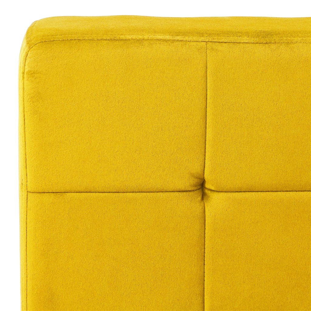 Poltrona Relax 65x79x87 cm Giallo Senape in Velluto cod mxl 61472