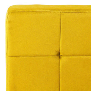 Poltrona Relax 65x79x87 cm Giallo Senape in Velluto cod mxl 61472