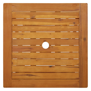 Tavolo da Giardino Pieghevole 60x60x75 cm in Massello di Acacia cod mxl 51677