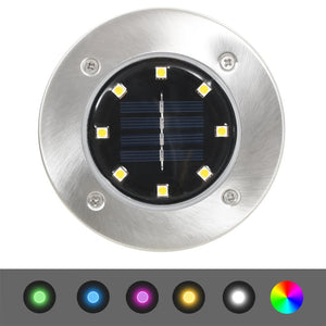 Lampade Solari da Terra 8 pz Luci a LED Colori RGB cod mxl 60167