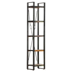 Libreria a 5 Ripiani 40x30x180cm in Massello di Recupero cod mxl 33806