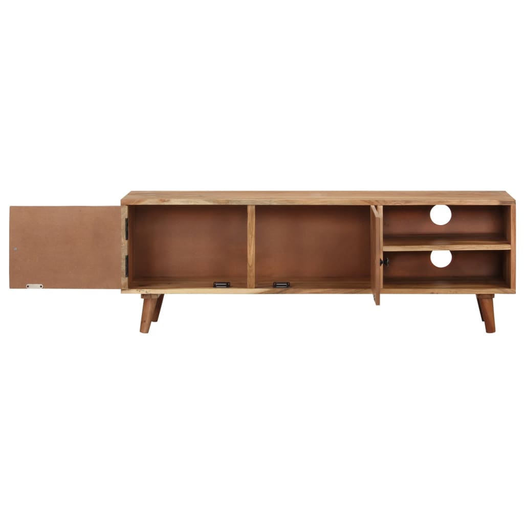 Mobile Porta TV 115x30x39 cm in Legno Massello di Acacia 322665