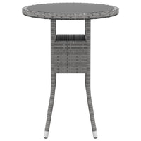 Set Divani da Giardino 5 pz in Polyrattan Grigio 3058469