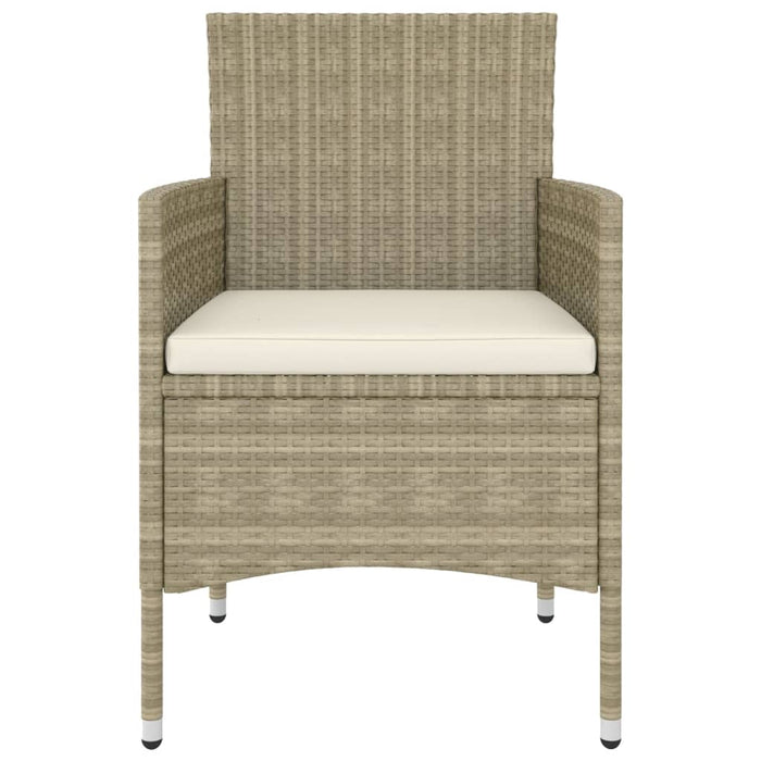 Set Divani da Giardino 5 pz in Polyrattan Beige 3058470