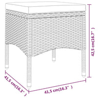 Set Divani da Giardino 5 pz in Polyrattan Marrone cod mxl 71423