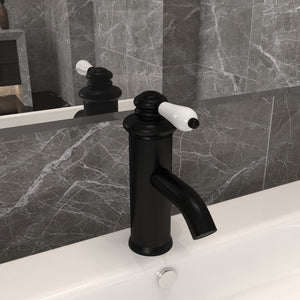 Rubinetto per Lavabo del Bagno Nero 130x180 mm cod mxl 53706