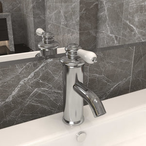 Rubinetto per Lavabo del Bagno Argento 130x180 mm cod mxl 42190