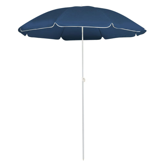 Ombrellone da Esterni con Palo in Acciaio 180 cm Blu cod mxl 16804