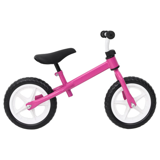 Bicicletta Senza Pedali con Ruote da 10 Pollici Rosa 93190